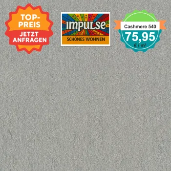 Girloon Cashmere 540 – strukturierter Velours-Teppichboden in 400 cm Breite